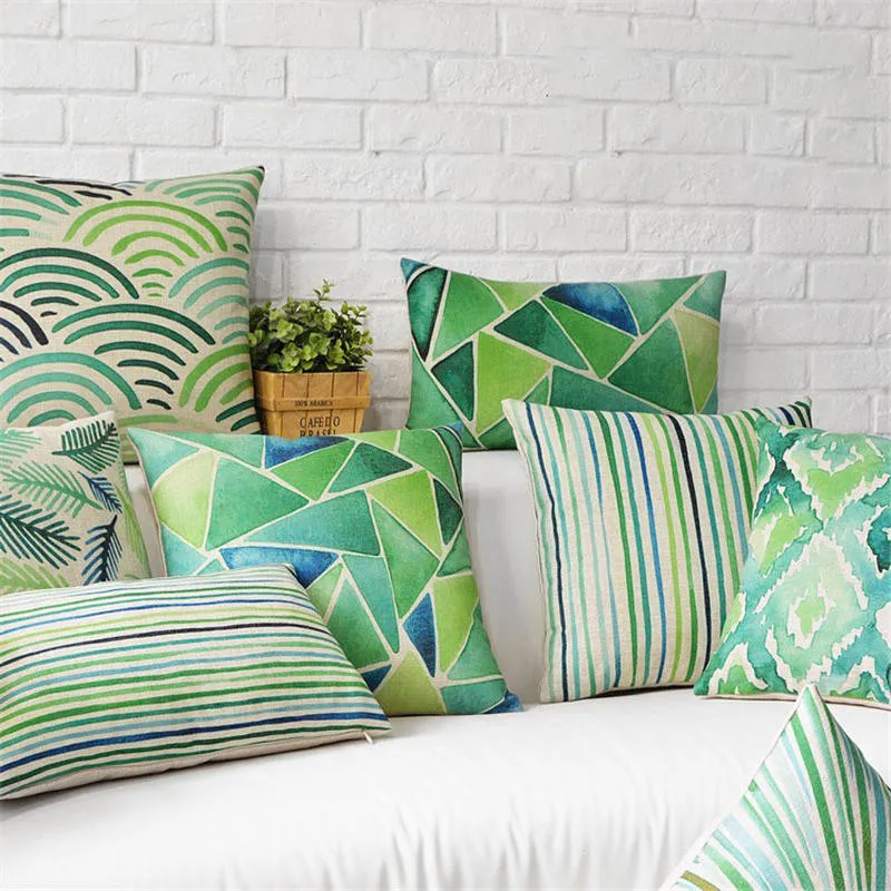 Nordic Green plant leaves cheap Cotton Linen Throw Pillow Cover Decorative geometry Pillow case
Nordic Green plant leaves cheap Cotton Linen Throw Pillow Cover Decorative geometry Pillow case
