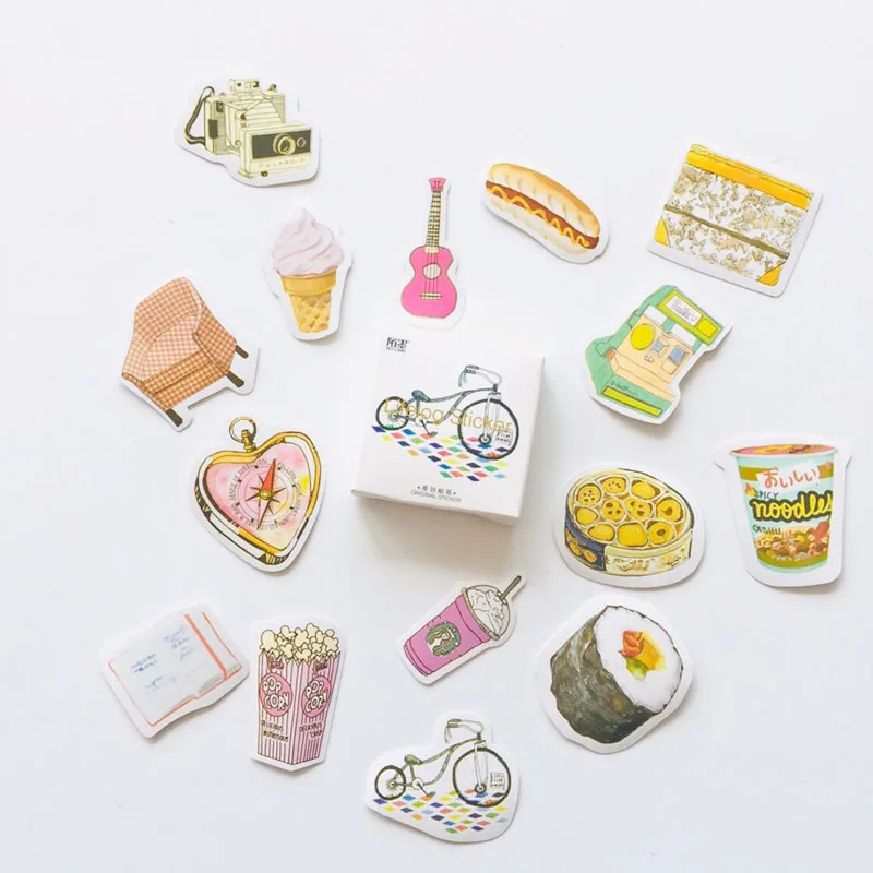 45 Sheets Delicious Food & Happy Life Adhesive DIY Sticker Stick Label Notebook Album Diary Decor
45 Sheets Delicious Food & Happy Life Adhesive DIY Sticker Stick Label Notebook Album Diary Decor