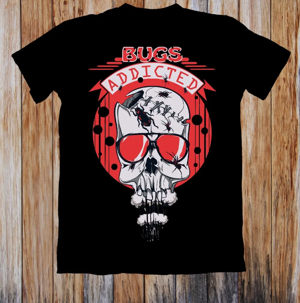 Cotton Men T-Shirts Classical 2019 O Neck Streetwear Hip Hop Tops Bugs Addicted Funny Unisex T-Shirt Concert T Shirts
Cotton Men T-Shirts Classical 2019 O Neck Streetwear Hip Hop Tops Bugs Addicted Funny Unisex T-Shirt Concert T Shirts