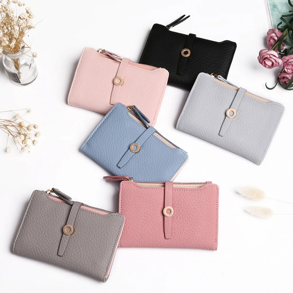 Top Quality Latest Lovely Leather Short Women Wallet Fashion Girls Change Clasp Purse Money Coin Card Holders Wallets Carteras
Top Quality Latest Lovely Leather Short Women Wallet Fashion Girls Change Clasp Purse Money Coin Card Holders Wallets Carteras