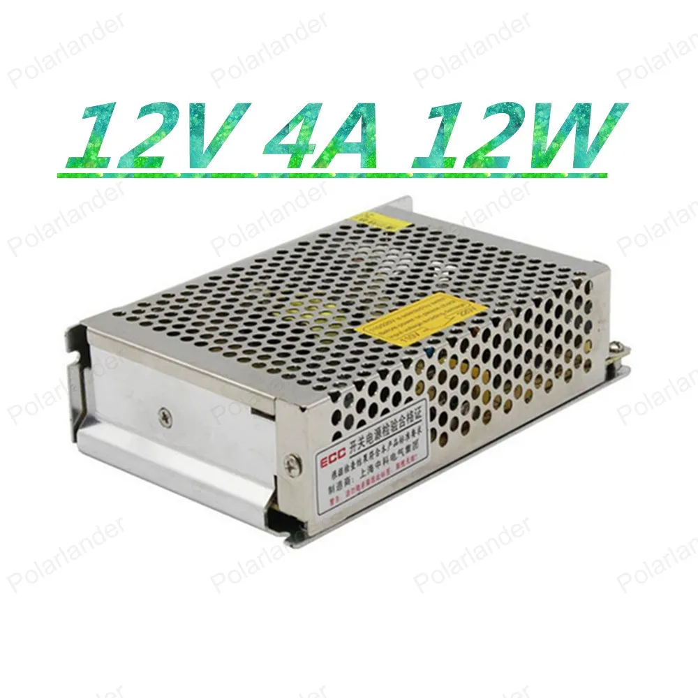 Switching power supply Driver 12V 4A 48W For LED Light Strip Display AC100-240V Factory Supplier free shipping
Switching power supply Driver 12V 4A 48W For LED Light Strip Display AC100-240V Factory Supplier free shipping