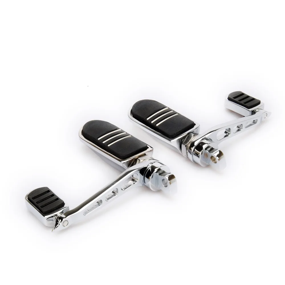 

Motorcycle pegs Anti-Vibe Streamline Footrest harley dyna footpegs with Heel Rest pegs For Harley softail FXDF FAT BOB FXDC FXDX