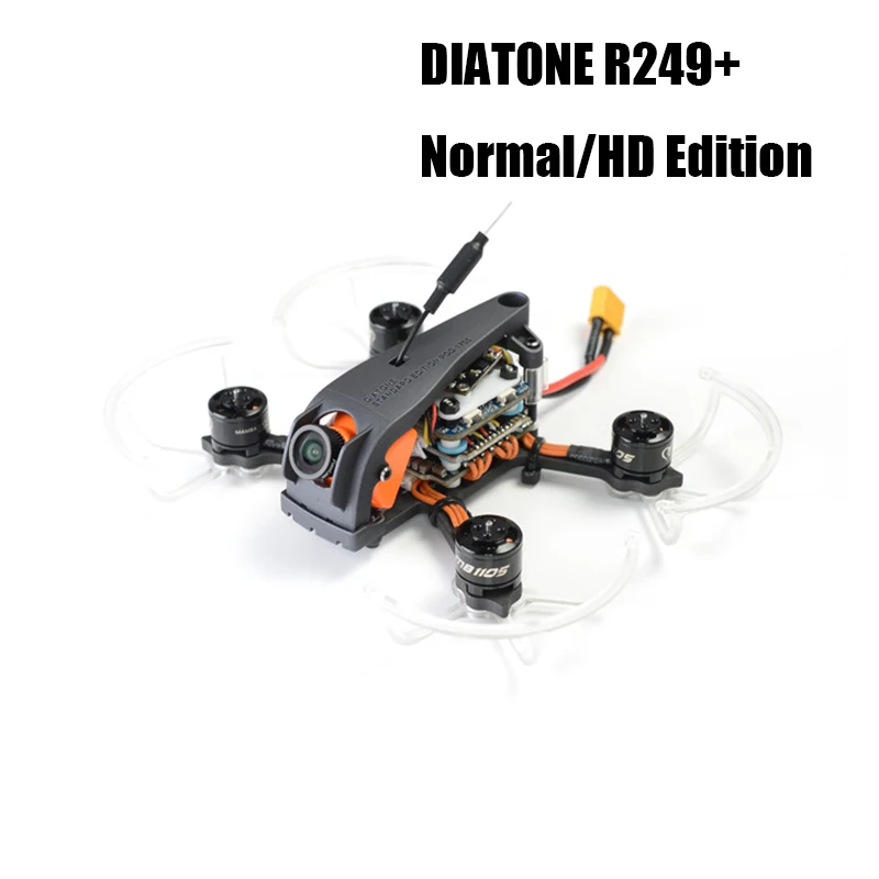 Квадрокоптер Diatone Innovation 2019 GT R249 + HD Edition 2 5 дюйма 4S F4 OSD 25A RunCam Micro Swift/Split mini TX200U FPV
