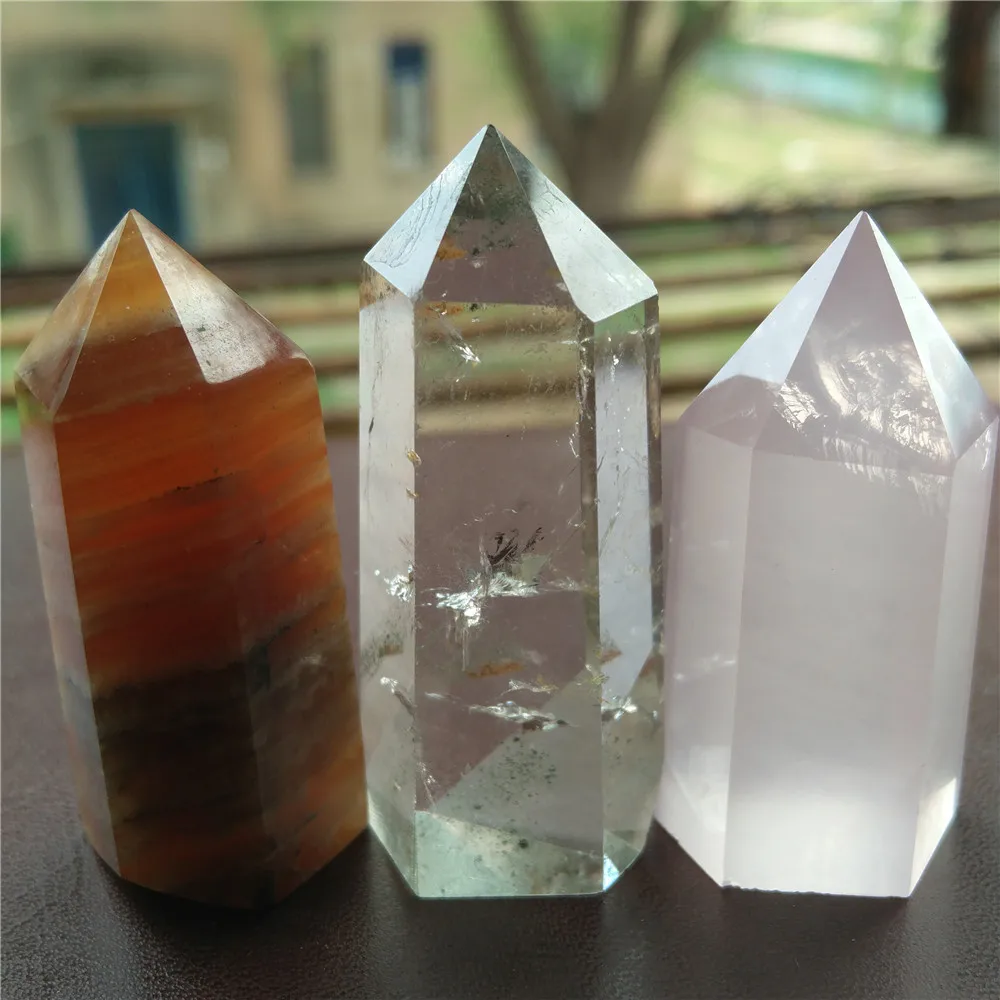 3pcs Healing Crystal Quartz Wand Kit Rose Quartz Point Gemstone Crystal Quartz Natural Quartz Point For Decoration Gift
3pcs Healing Crystal Quartz Wand Kit Rose Quartz Point Gemstone Crystal Quartz Natural Quartz Point For Decoration Gift