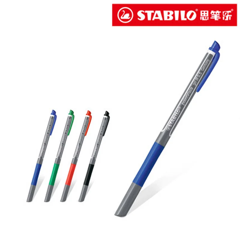 4 шт./лот Stabilo 1098 быстросохнущая цветная гелевая ручка для подписи с гладким и двойным поддерживаемым дизайном толщиной 0,5 мм
4 шт./лот Stabilo 1098 быстросохнущая цветная гелевая ручка для подписи с гладким и двойным поддерживаемым дизайном толщиной 0,5 мм