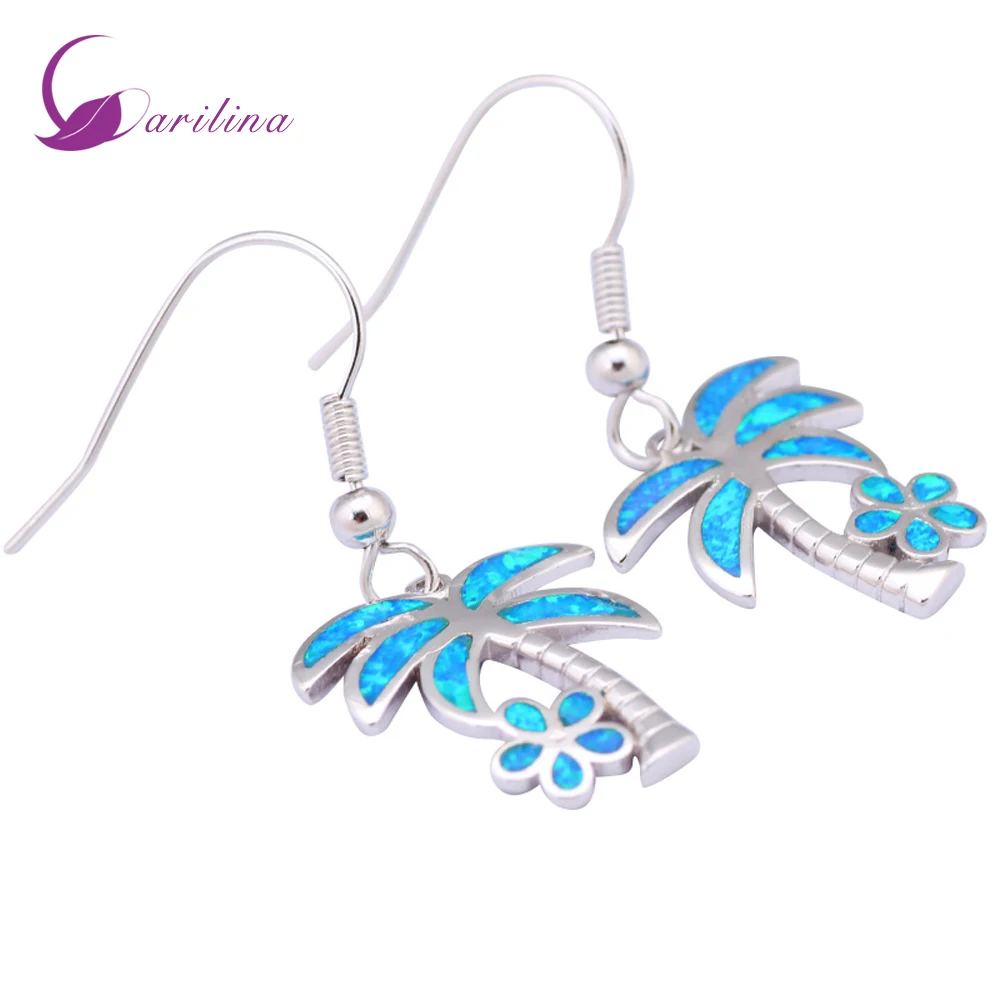 Top Quality Silver Color Overlay Jewelry Blue Fire Opal Earrings Coco Silver Earrings For Women E166
Top Quality Silver Color Overlay Jewelry Blue Fire Opal Earrings Coco Silver Earrings For Women E166