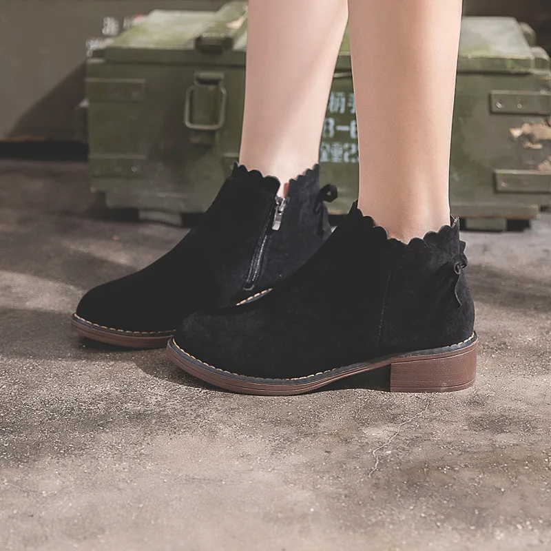 Women Boots 2021 Ankle Boots For Women Winter Women Shoes Retro Low Heel Boots Flat Solid Zipper Botas Feminina ghn89
Women Boots 2021 Ankle Boots For Women Winter Women Shoes Retro Low Heel Boots Flat Solid Zipper Botas Feminina ghn89