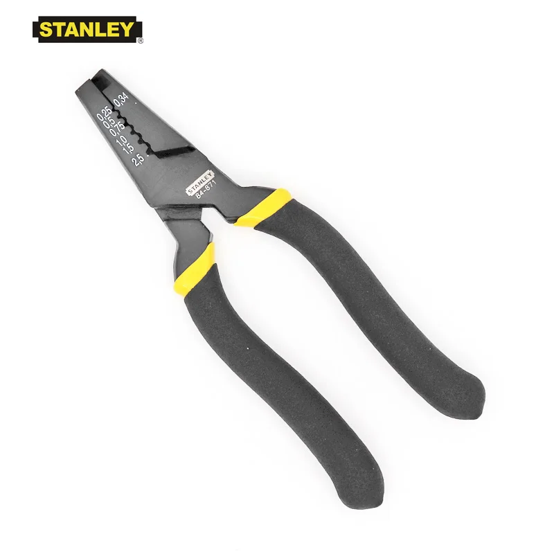 Stanley 1PC lifetime guarantee European style crimping pliers for cable end sleeves terminal crimping tools 0.25-2.5 0.75-16
Stanley 1PC lifetime guarantee European style crimping pliers for cable end sleeves terminal crimping tools 0.25-2.5 0.75-16