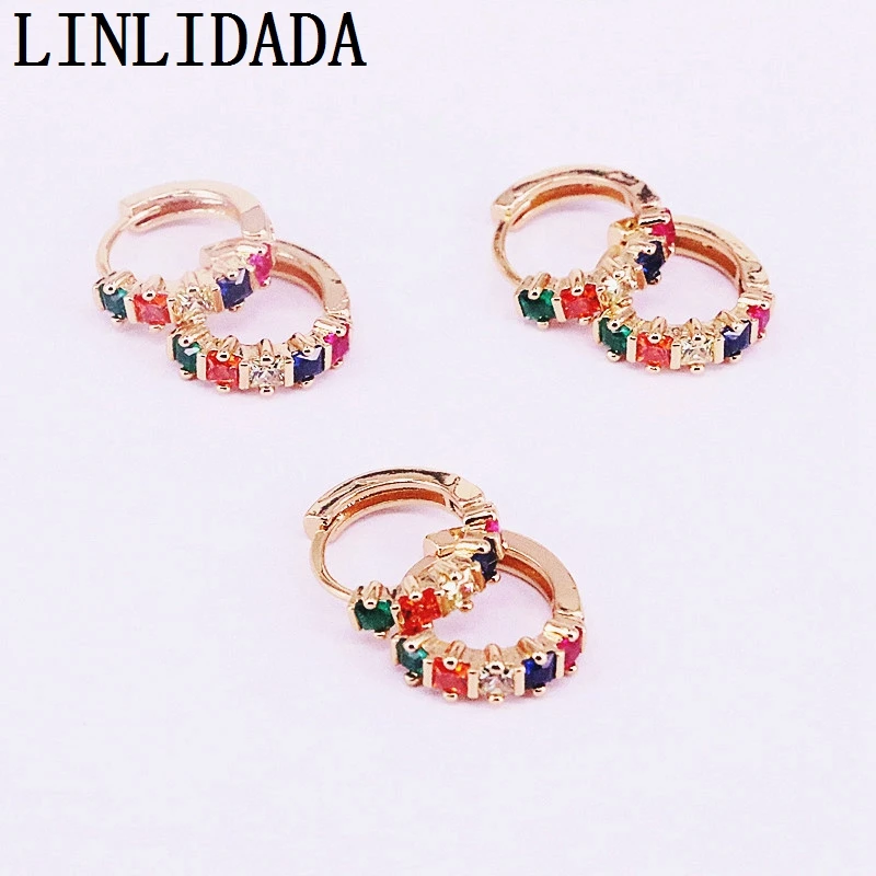 6Pairs,New Multicolor Colorful cz micro pave circle earrings for Women Girl fashion jewelry high quality hoop earring
6Pairs,New Multicolor Colorful cz micro pave circle earrings for Women Girl fashion jewelry high quality hoop earring