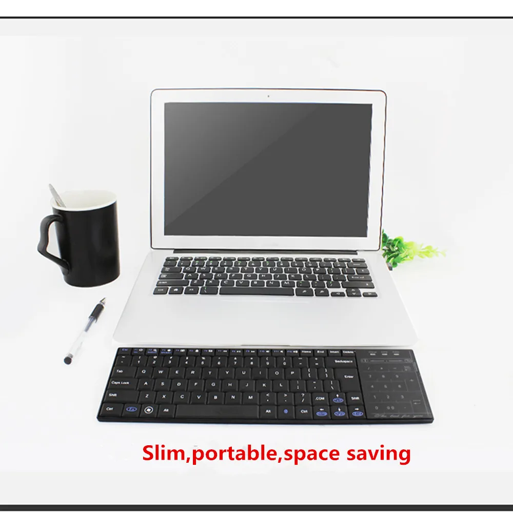 Wireless Bluetooth Keyboard Office Gaming Ultra Slim Keybord wirh Touchpad BT 3.0 PC Gamer Keypad Portable For Laptop Desktop
Wireless Bluetooth Keyboard Office Gaming Ultra Slim Keybord wirh Touchpad BT 3.0 PC Gamer Keypad Portable For Laptop Desktop