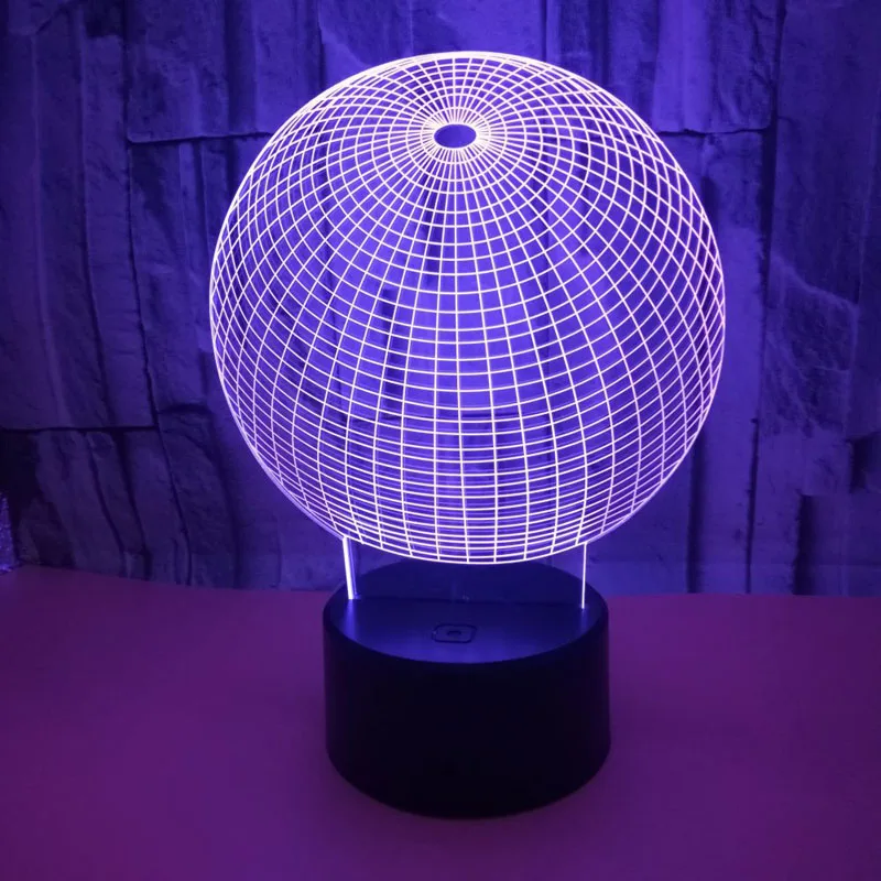 YIMIA 3D 7 Colors Abstract Ball Magnetic Field Stereo Vision Acrylic USB Night Light Kid's Room Bedside Desk Touch LED Lamp
YIMIA 3D 7 Colors Abstract Ball Magnetic Field Stereo Vision Acrylic USB Night Light Kid's Room Bedside Desk Touch LED Lamp
