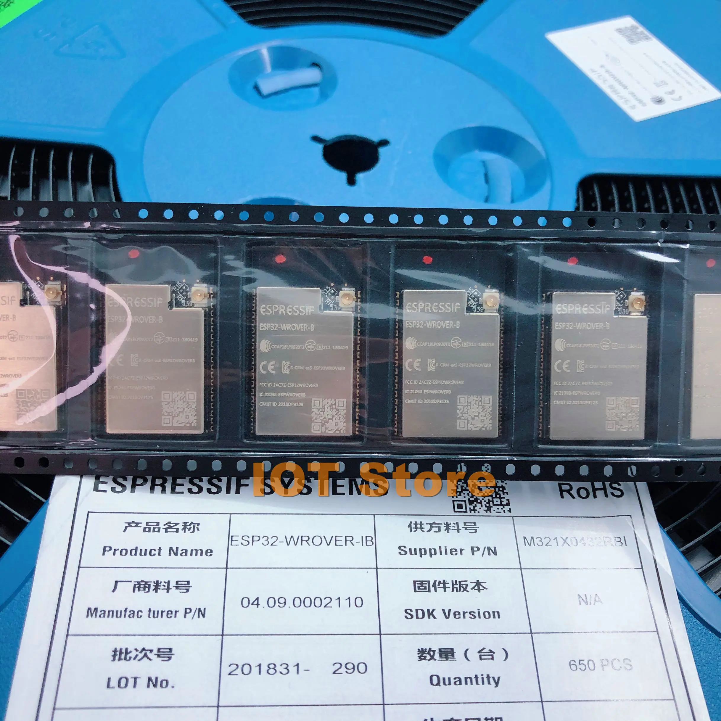 50 шт., Φ SMD модуль, 3,3 В, 8 Мб, PSRAM, 4 Мб, SPI, отражатель IPEX, антенный разъем
50 шт., Φ SMD модуль, 3,3 В, 8 Мб, PSRAM, 4 Мб, SPI, отражатель IPEX, антенный разъем