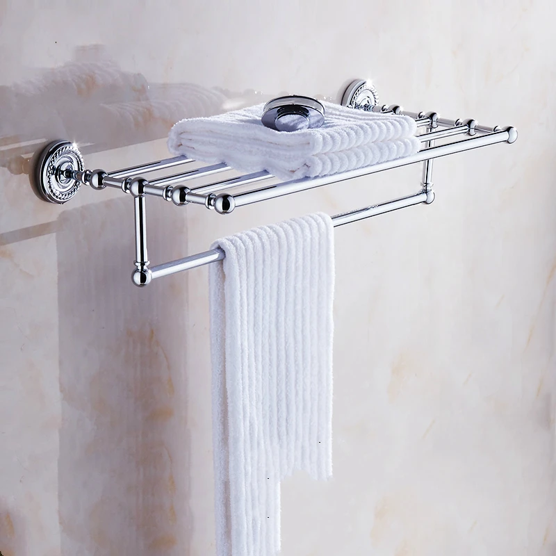 Antique Brass Double Layer Towel Rail Wall Mount athroom Shelf Polished ChromeTowel Bar Towel Rack BBathroom Products Rs6
Antique Brass Double Layer Towel Rail Wall Mount athroom Shelf Polished ChromeTowel Bar Towel Rack BBathroom Products Rs6