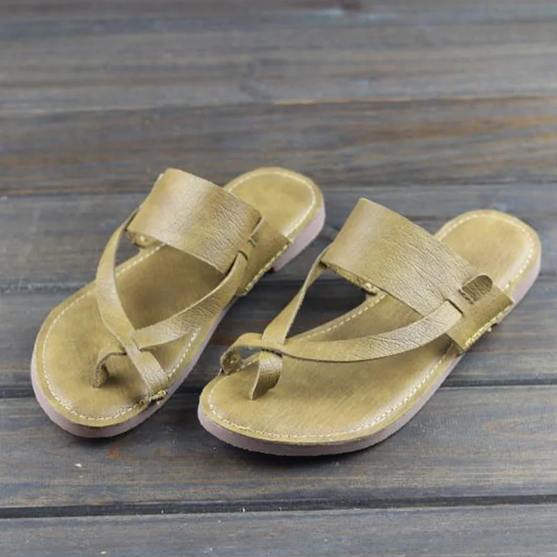 Women's Sandals Genuine Leather Slip on Ladies Sandals Flat Woman Summer Shoes Flexible Soft Sole Female Footwear (016-3)
Women's Sandals Genuine Leather Slip on Ladies Sandals Flat Woman Summer Shoes Flexible Soft Sole Female Footwear (016-3)