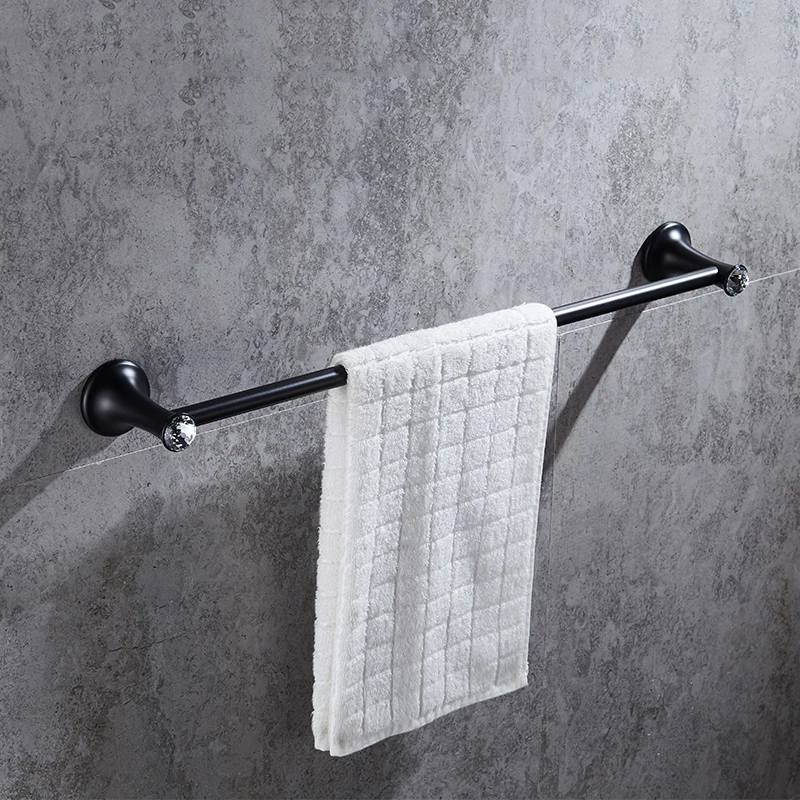 AUSWIND European Style Black Towel Rack Single Pole Antique Crystal Stainless Steel Bathroom Towel Hanger 60cm Wall Mount Sj20
AUSWIND European Style Black Towel Rack Single Pole Antique Crystal Stainless Steel Bathroom Towel Hanger 60cm Wall Mount Sj20