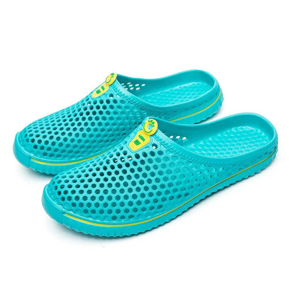Men Shoes Unisex Summer Hollow Slippers Casual Fashion Big Size 39-46 Beach jun11 | Обувь