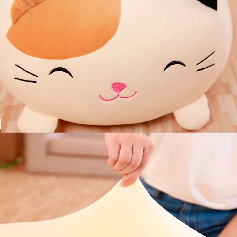 Новая мягкая плюшевая игрушка в виде животного мультяшная подушка милая толстая