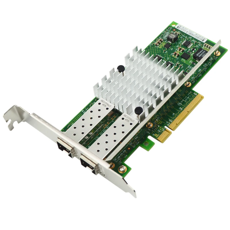 Двухпортовый адаптер PCIe для сервера Ethernet 82599ES 10G X520-DA2 E10G42BTDA бесплатная доставка |