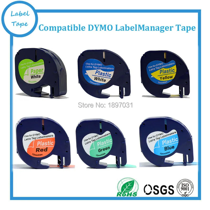 Free shipping 6PCS Mixed colors DYMO LetraTAG tape 91200 91201 91202 91203 91204 91205 for dymo LT printer
Free shipping 6PCS Mixed colors DYMO LetraTAG tape 91200 91201 91202 91203 91204 91205 for dymo LT printer