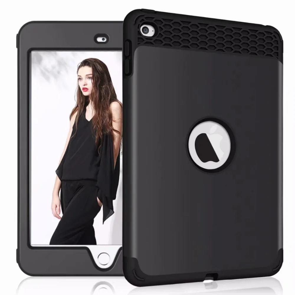 Luxury Heavy Duty Hybrid Sturdy Armor Defender High Impact Shockproof Protective Cover Case For Apple iPad mini 4
Luxury Heavy Duty Hybrid Sturdy Armor Defender High Impact Shockproof Protective Cover Case For Apple iPad mini 4