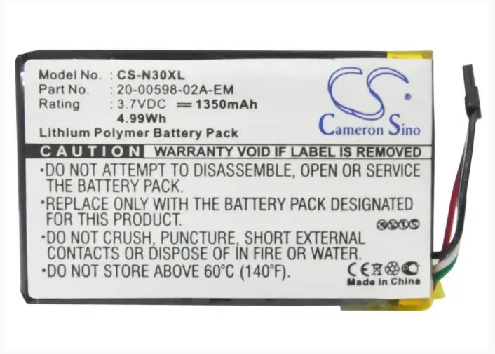 Cameron Sino 1350mAh battery for ACER N30 20-00598-02A-EM PDA, Pocket PC Battery
Cameron Sino 1350mAh battery for ACER N30 20-00598-02A-EM PDA, Pocket PC Battery