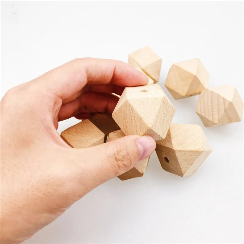 Solid Color Beech 5PC 30MM Geometric Beads Handmade Cube BPA Free Wood Teether DIY Making Beads Hexagon Wooden Baby Accessories
Solid Color Beech 5PC 30MM Geometric Beads Handmade Cube BPA Free Wood Teether DIY Making Beads Hexagon Wooden Baby Accessories