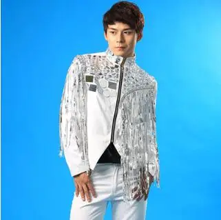 M-3XL!! Bar costumes men's new Korean version of the drums men's singer trend Su Liang film performance clothing stage wear.
M-3XL!! Bar costumes men's new Korean version of the drums men's singer trend Su Liang film performance clothing stage wear.