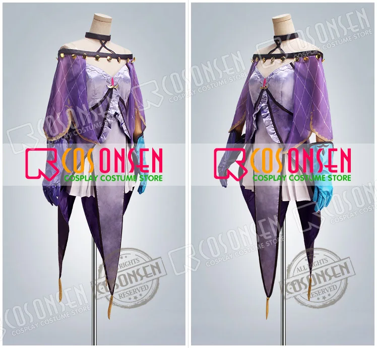 COSPLAYONSEN судьба Гранд орден заклинателя Medea Лили костюм для косплея фиолетового