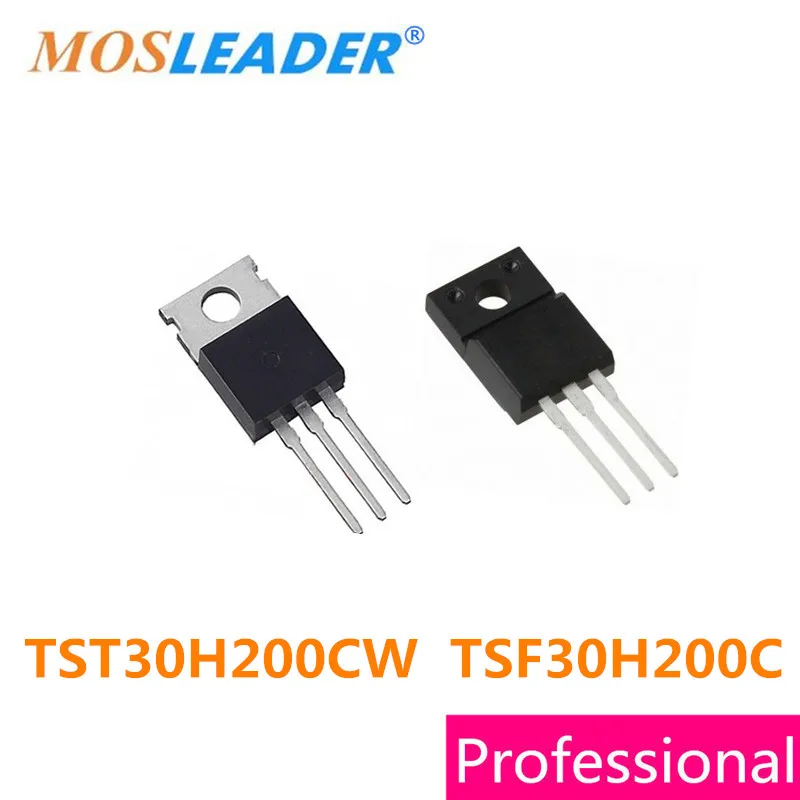 Mosleader TST30H200CW TO220 TSF30H200C TO220F 50PCS TSF30H200 30H200 Schottky Rectifier High quality
Mosleader TST30H200CW TO220 TSF30H200C TO220F 50PCS TSF30H200 30H200 Schottky Rectifier High quality