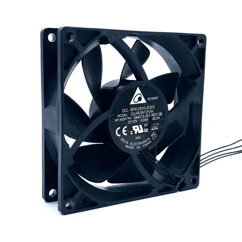 10pcs pwm 92mm fan NEW for delta QUR0912VH 9CM 92mm 92*92*25mm 12V 0.60A 4 lines server fan
10pcs pwm 92mm fan NEW for delta QUR0912VH 9CM 92mm 92*92*25mm 12V 0.60A 4 lines server fan