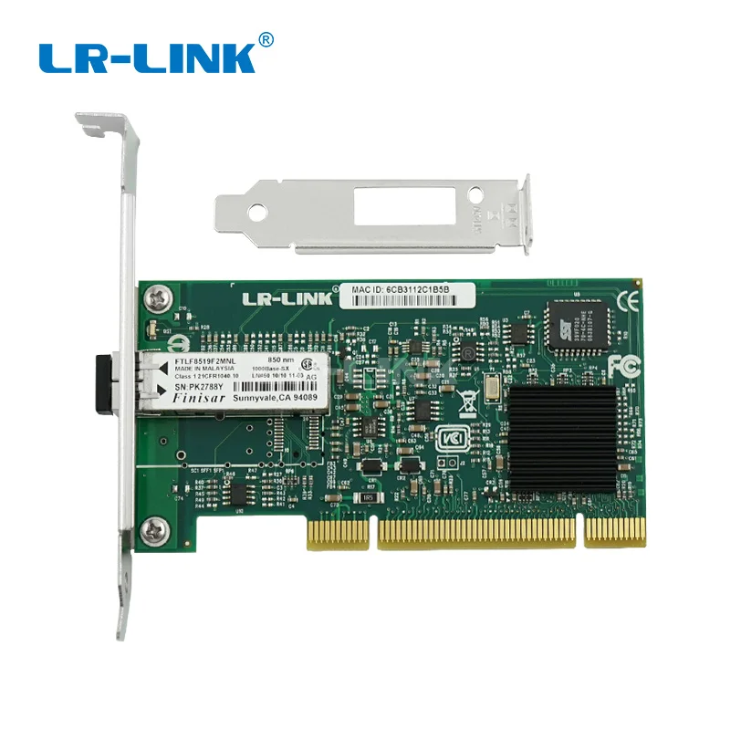 LR-LINK 7210PF-LC 1000BASE-SX PCI сетевая карта оптоволоконный гигабитный Ethernet адаптер для настольного компьютера контроллер карта ПК Intel 82545 Nic
LR-LINK 7210PF-LC 1000BASE-SX PCI сетевая карта оптоволоконный гигабитный Ethernet адаптер для настольного компьютера контроллер карта ПК Intel 82545 Nic