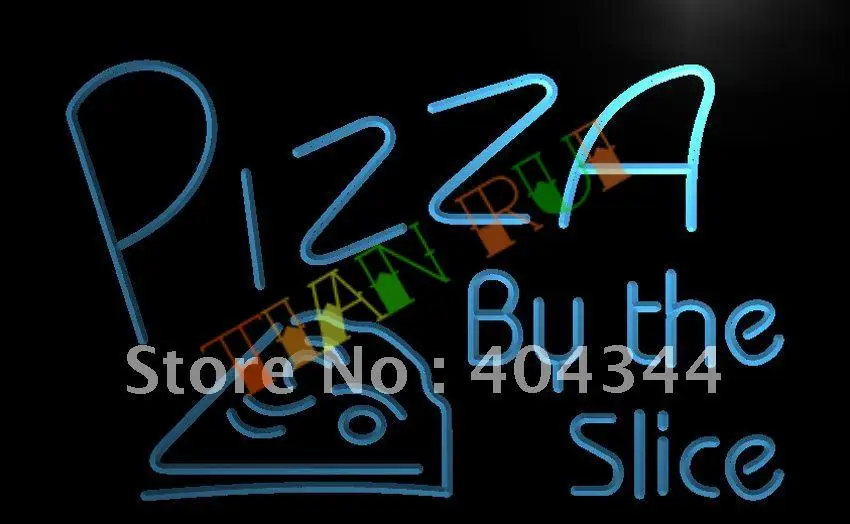 LB306- OPEN Pizza By The Slice Cafe NEW Light Sign