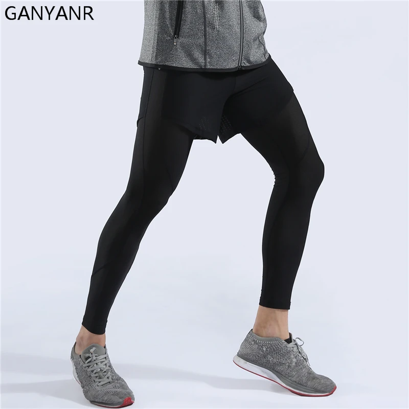 GANYANR Running Tights Men Yoga Basketball Sports Leggings Fitness Compression Pants Gym Athletic Bodybuilding Training Jogging
GANYANR Running Tights Men Yoga Basketball Sports Leggings Fitness Compression Pants Gym Athletic Bodybuilding Training Jogging