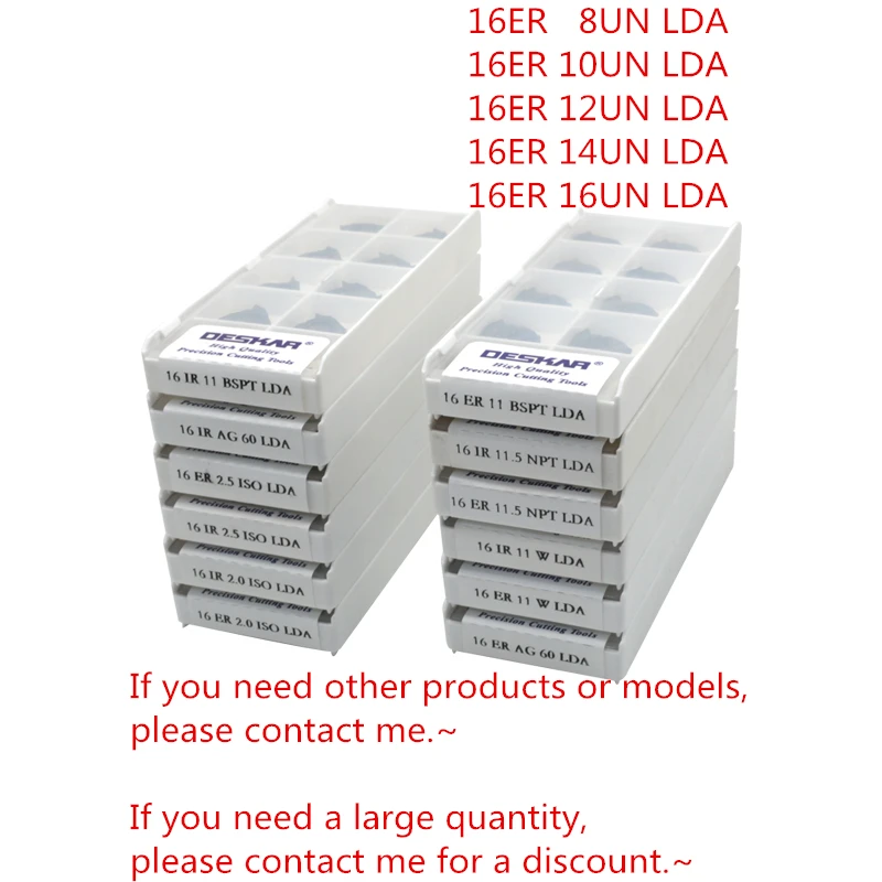10 шт./кор. DESKAR 16ER 8UN LDA/16ER 10UN LDA/16ER 12UN LDA/16ER 14UN LDA/16ER 16UN LDA карбида резьбовые вставки Бесплатная доставка
10 шт./кор. DESKAR 16ER 8UN LDA/16ER 10UN LDA/16ER 12UN LDA/16ER 14UN LDA/16ER 16UN LDA карбида резьбовые вставки Бесплатная доставка
