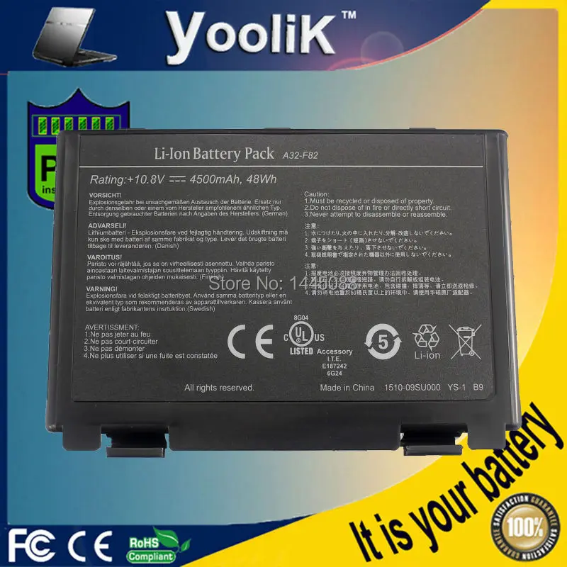 A32-F82 Аккумулятор для ноутбука Asus K50 K50IJ K50IN F82 K50I X5D K60IJ K50IJ K50I K60I X8D подходит для P/N A32-F52 L0690L6 L0A2016
A32-F82 Аккумулятор для ноутбука Asus K50 K50IJ K50IN F82 K50I X5D K60IJ K50IJ K50I K60I X8D подходит для P/N A32-F52 L0690L6 L0A2016