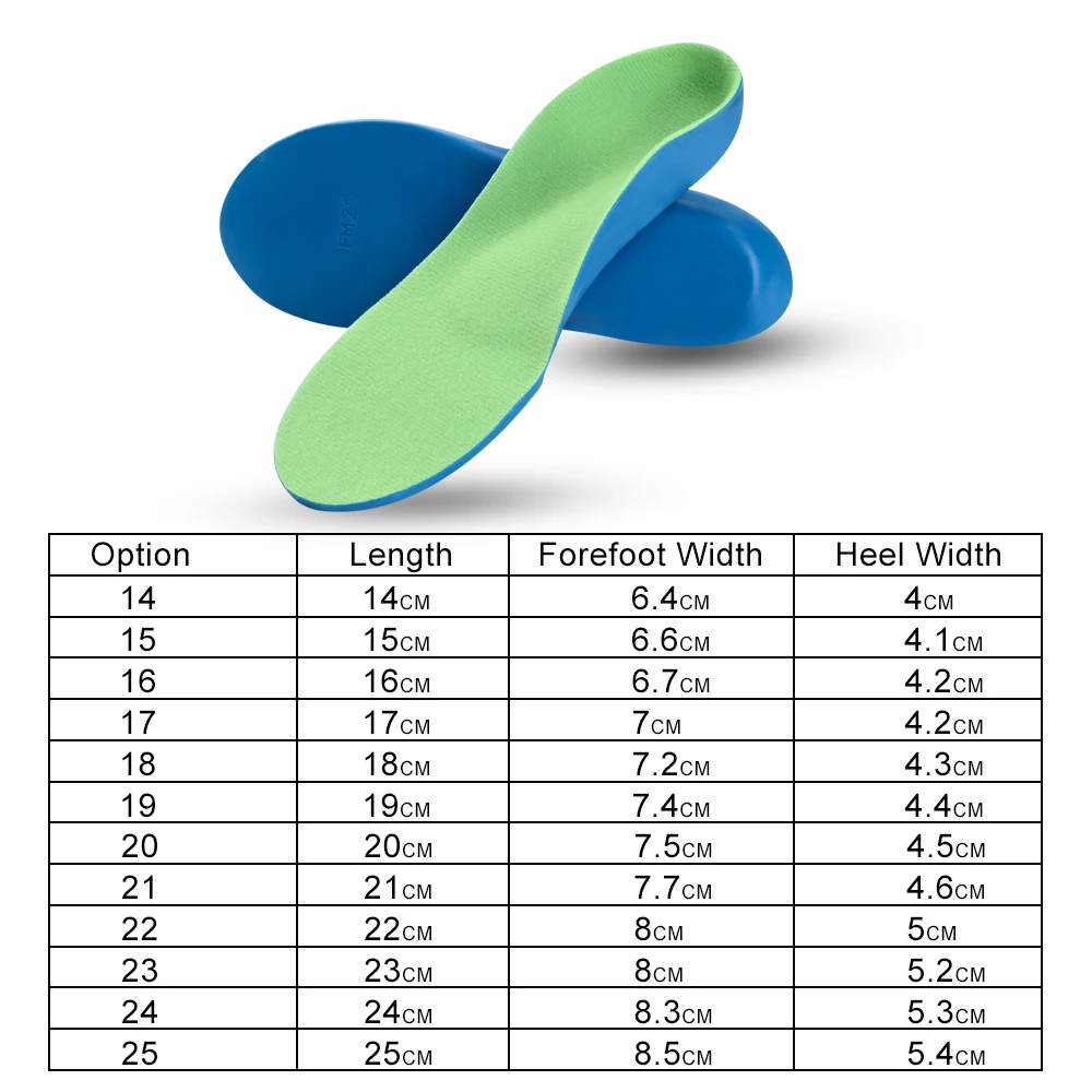 Elino Kids Orthopedic Insoles for Children Flatfoot X-legs O-legs Correction Orthotic Arch Support Foot Health Care Shoes Pads
Elino Kids Orthopedic Insoles for Children Flatfoot X-legs O-legs Correction Orthotic Arch Support Foot Health Care Shoes Pads
