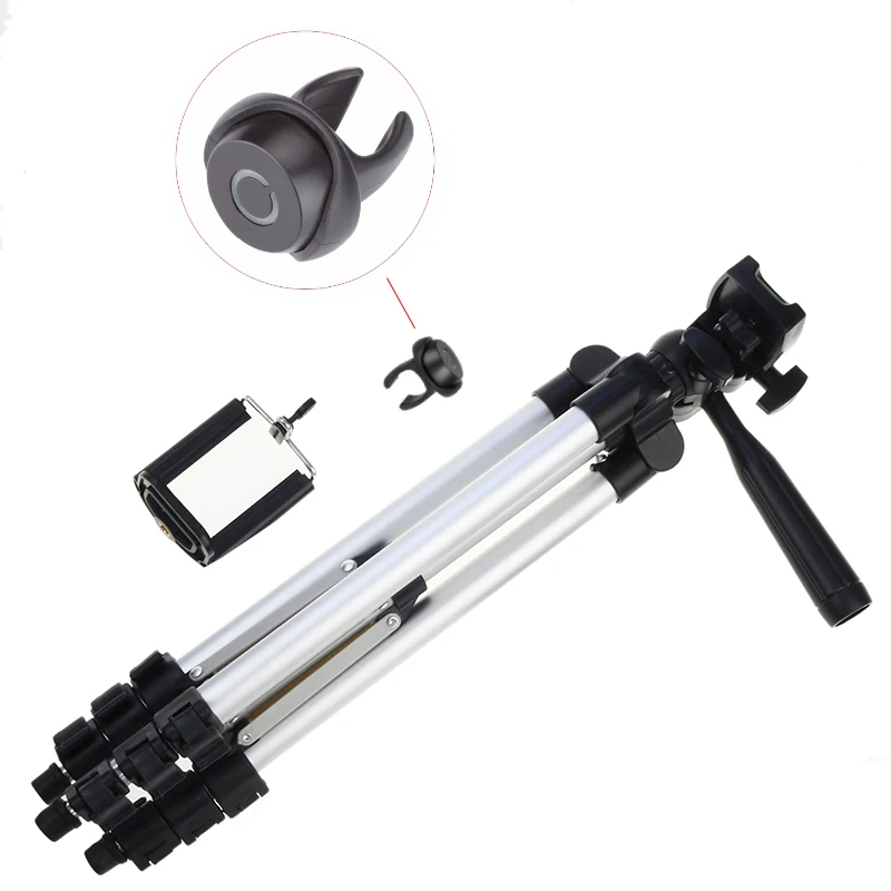 Aluminium Alloy Mobile Phone Stand Tripod for Phone Camera Flexible Phone Holder Universal with Bluetooth Shutter Clip
Aluminium Alloy Mobile Phone Stand Tripod for Phone Camera Flexible Phone Holder Universal with Bluetooth Shutter Clip