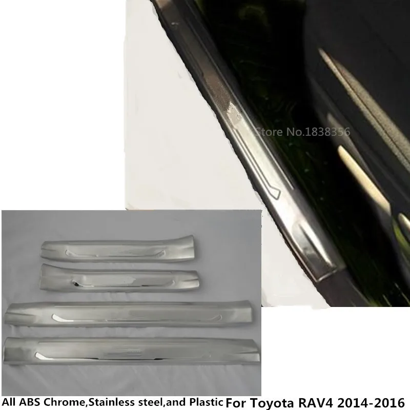 For Toyota RAV4 2014 2015 2016 Car Styling Stainless Steel Pedal Door Sill Strip Scuff Plate Frame External Cover Threshold 4pcs
For Toyota RAV4 2014 2015 2016 Car Styling Stainless Steel Pedal Door Sill Strip Scuff Plate Frame External Cover Threshold 4pcs