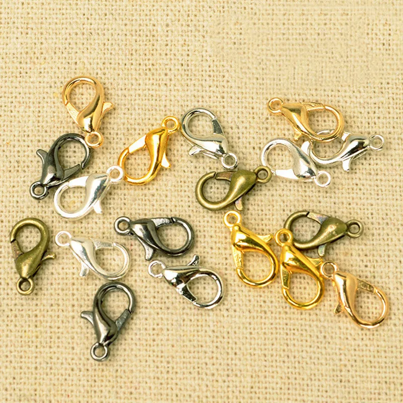 100PCS 5mm*10mm Alloy Lobster Clasps Hooks KC Gold/Rhodium/Antique Bronze/Gun Black/Silver color Connectors DIY Jewelry Findings
100PCS 5mm*10mm Alloy Lobster Clasps Hooks KC Gold/Rhodium/Antique Bronze/Gun Black/Silver color Connectors DIY Jewelry Findings