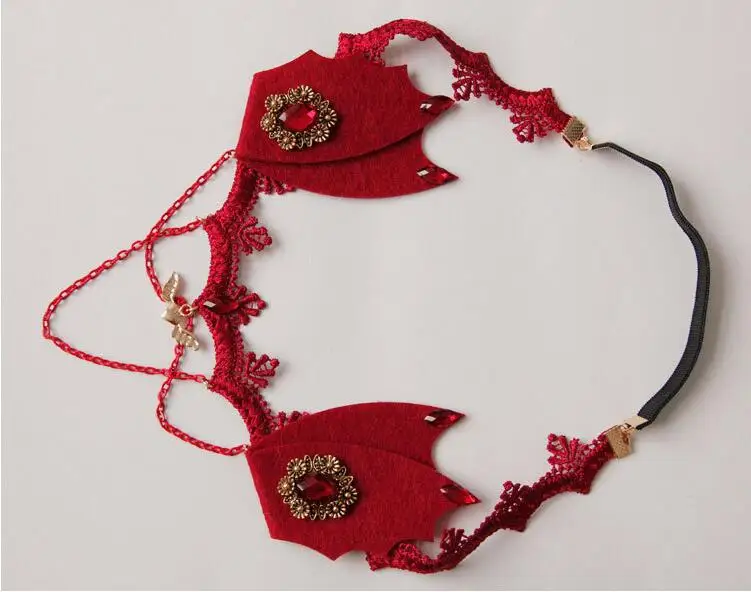 Night Club Bar Demon Chrismas Party Ear Rhinestone Tassel Hairbands Halloween Cosplay Red Headbands Girl Travel Hair Accessory
Night Club Bar Demon Chrismas Party Ear Rhinestone Tassel Hairbands Halloween Cosplay Red Headbands Girl Travel Hair Accessory