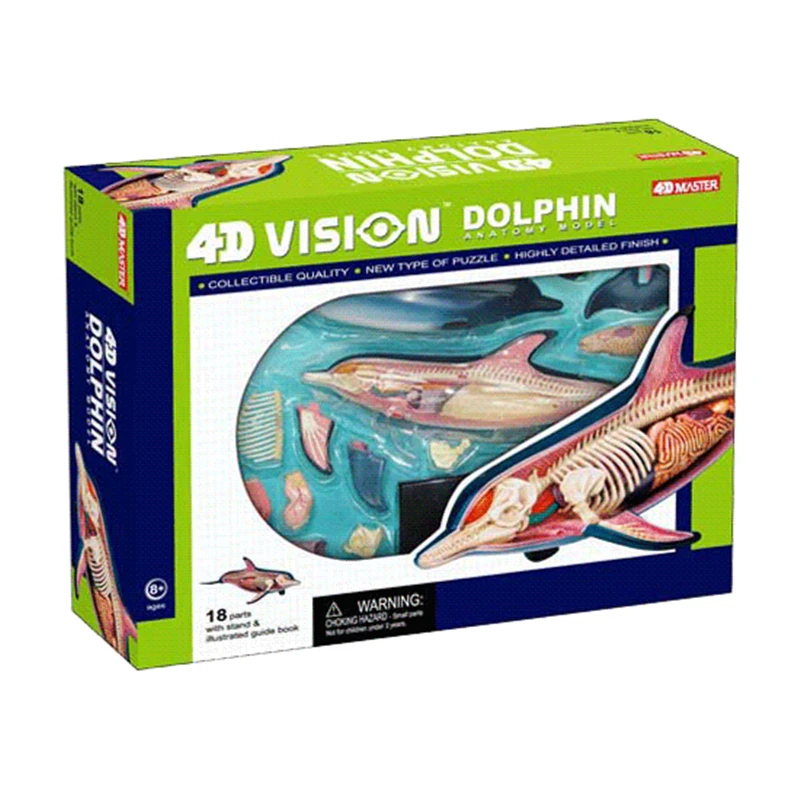 

Dolphin 4d master puzzle Assembling toy Animal Biology organ anatomical model medical teaching model