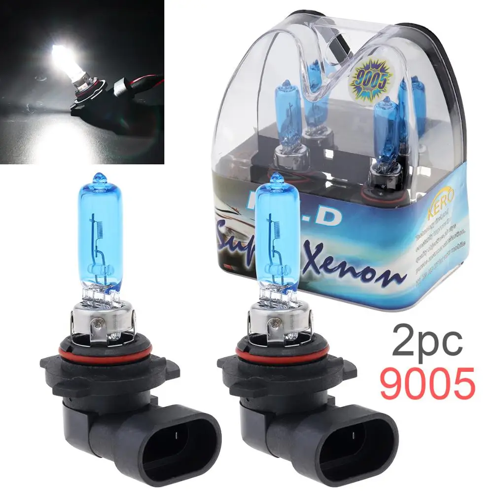 2pcs 12V 9005 65W 6000K White Light Super Bright Car Xenon Halogen Lamp Auto Front Headlight Fog Bulb for Cars Vehicles SUV
2pcs 12V 9005 65W 6000K White Light Super Bright Car Xenon Halogen Lamp Auto Front Headlight Fog Bulb for Cars Vehicles SUV