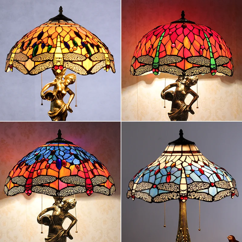 Tiffany Table Lamp 16 Inch Classic European Baroque Stained Glass bedroom Bedside Lamp E27 110-240V
Tiffany Table Lamp 16 Inch Classic European Baroque Stained Glass bedroom Bedside Lamp E27 110-240V