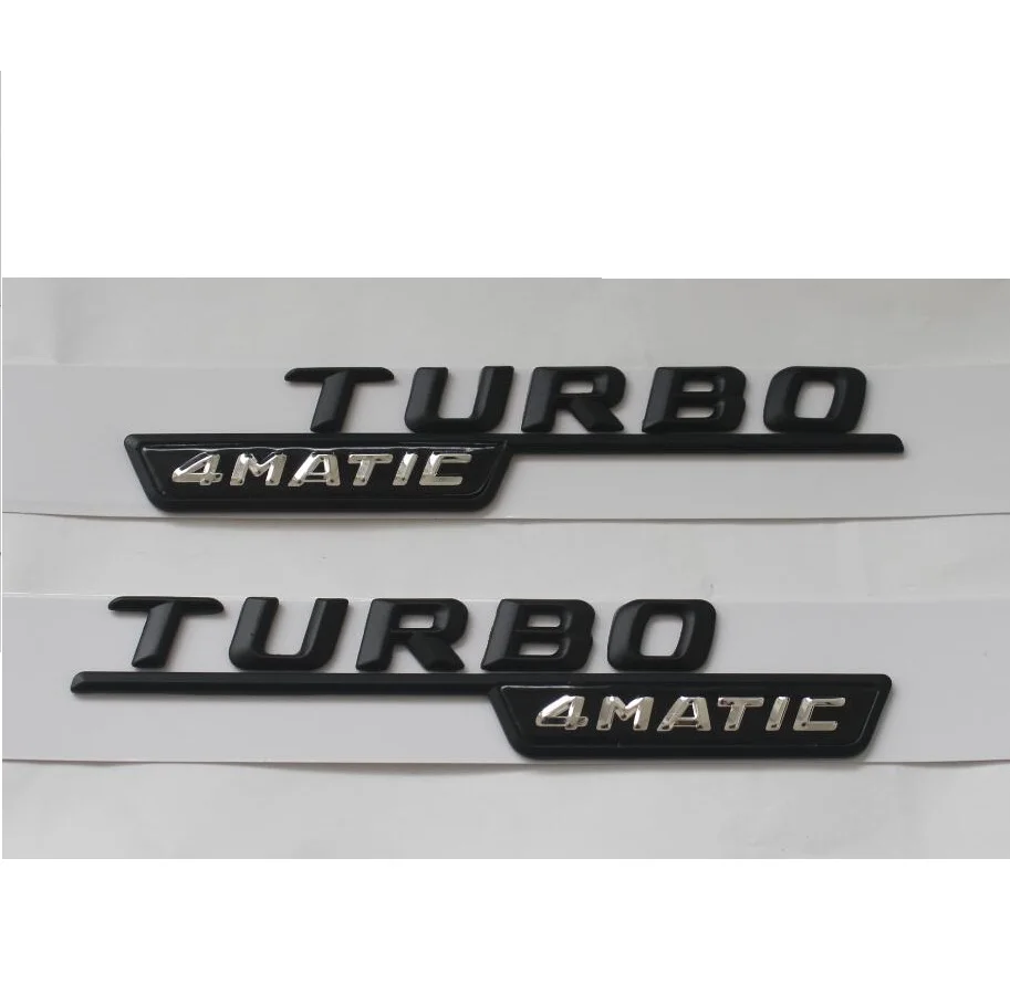 Black "TURBO 4MATIC " ABS Plastic Car Trunk Rear Letters Badge Emblem Emblems Decal Sticker for Mercedes Benz turbo AMG
Black "TURBO 4MATIC " ABS Plastic Car Trunk Rear Letters Badge Emblem Emblems Decal Sticker for Mercedes Benz turbo AMG