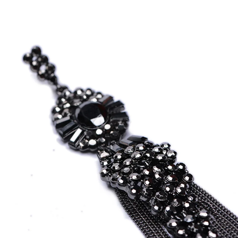 Hanging Earrings Black Long Tassel Dangle Earrings Black Crystal Earrings For Women Big Bohemian Earrings Wholesale Jewelry
Hanging Earrings Black Long Tassel Dangle Earrings Black Crystal Earrings For Women Big Bohemian Earrings Wholesale Jewelry