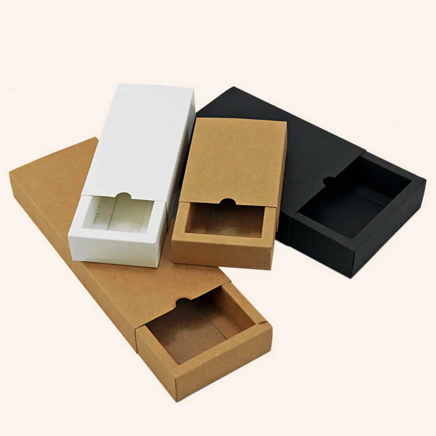 10pcs/lot 10 Sizes kraft packaging cardboard box black packaging gift box black paper drawer boxes gift cardboard boxes
10pcs/lot 10 Sizes kraft packaging cardboard box black packaging gift box black paper drawer boxes gift cardboard boxes