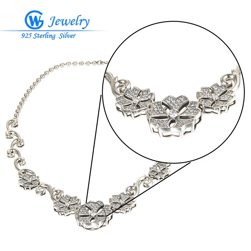 New Fashion Jewelry Vintage Ladies Flower Sterling Silver Necklaces For Women Gw Party Fashion Jewelry
New Fashion Jewelry Vintage Ladies Flower Sterling Silver Necklaces For Women Gw Party Fashion Jewelry