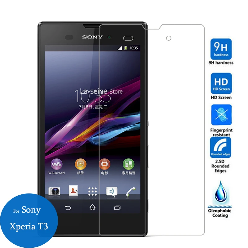 Для Sony Xperia T3 протектор экрана из закаленного стекла 2 5 9 h защитная пленка на XperiaT3 T