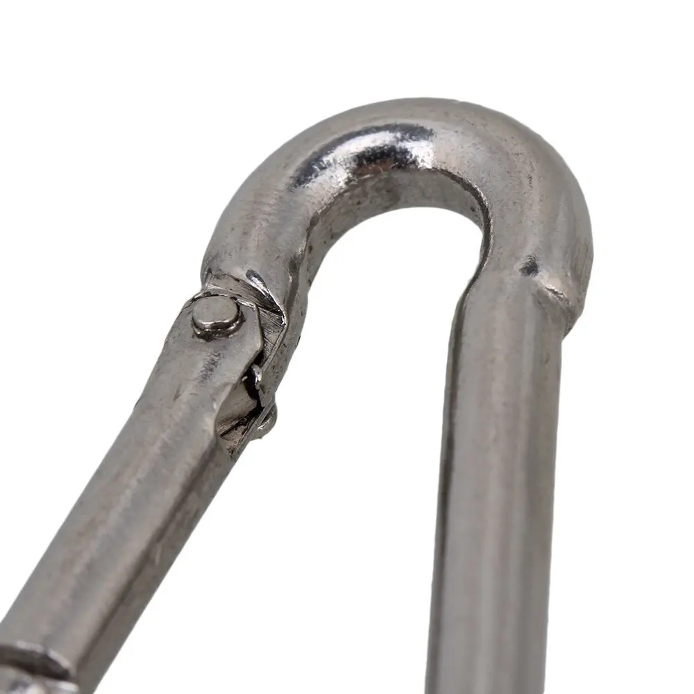 Multifunctional 304 Stainless Steel Spring Loaded Gate Snap Quick Link Lock Ring Hook M4x40mm 1pcs
Multifunctional 304 Stainless Steel Spring Loaded Gate Snap Quick Link Lock Ring Hook M4x40mm 1pcs