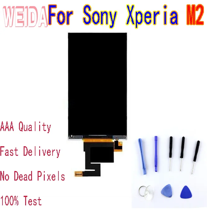 ЖК-дисплей WEIDA 4,8 с сенсорным экраном и дигитайзером в сборе с рамкой и бесплатным инструментом для Sony Xperia M2 D2303 D2305 D2306
ЖК-дисплей WEIDA 4,8 с сенсорным экраном и дигитайзером в сборе с рамкой и бесплатным инструментом для Sony Xperia M2 D2303 D2305 D2306